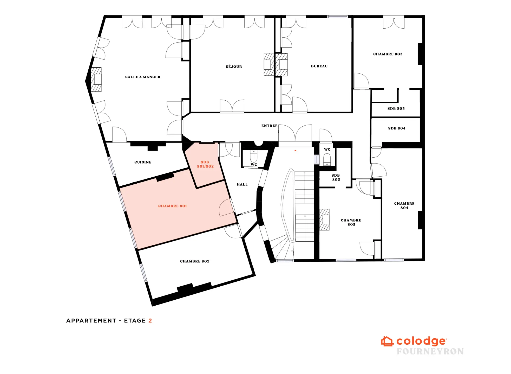 plan chambre 801 fourneyron