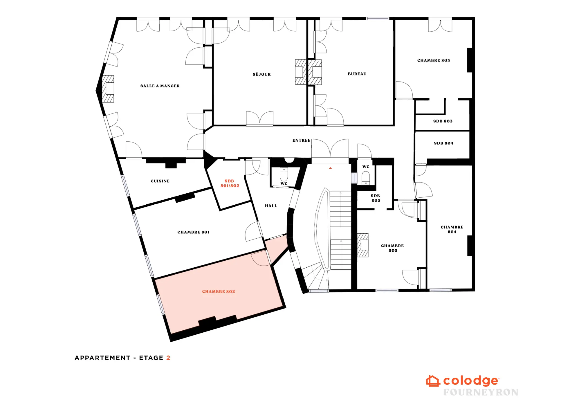 plan chambre 802 fourneyron